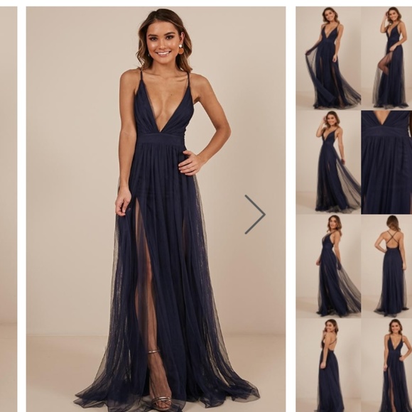 Showpo. Dresses & Skirts - GORGEOUS NAVY BLUE MAXI DRESS FOR PROM OR FORMAL